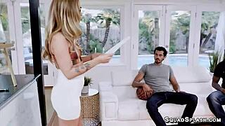 karla kush, tell me how you handle two massive black cocks in rough group action?