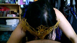 gloria's pregnant blowjob on paco is so hot!