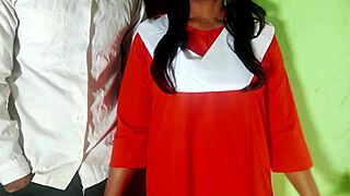 Casual-Narrative: Desi School Girl Has Quick Fun with Classmate in Classroom
