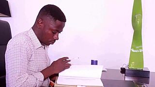 blacked brunette with big tits loves rough bbc at work pov