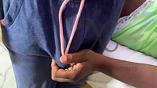 Horny Student Gets Big Cock Cum Twice Inside Condom During Sex Please Subscribe To Red