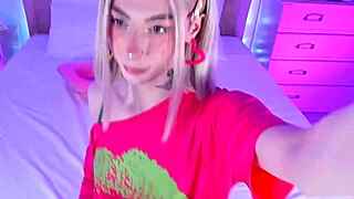 sweet eaton ladyboy does foot fetish solo