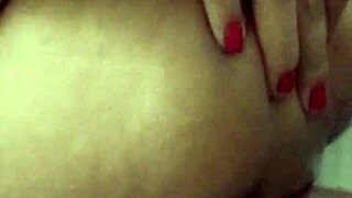 Married brunette bride screams as her pussy gets hardcore fucked by big cock.