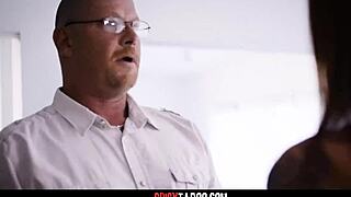 Redhead wife cheats with father-in-law.