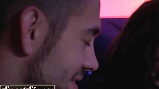 Hey, this seductive latina with tattoos spreads her round ass on the bed for doggystyle pounding and clit licking until cum on ass