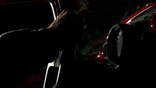 Fucking blonde slut in high heels outdoor 😈