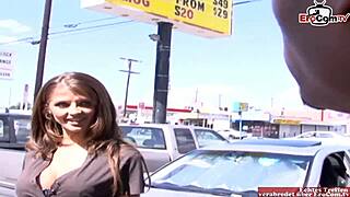 Busty Brunette Receives Reward From Bbc