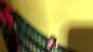 Tinder hookup reveals sexy thong.