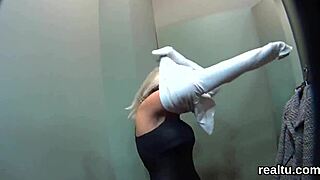 In the mall, a striking Czech teen is seduced, leading to hardcore POV fucking with blowjob