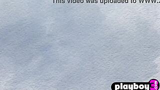 katherinne sofia strips outdoors, revealing her amazing natural body