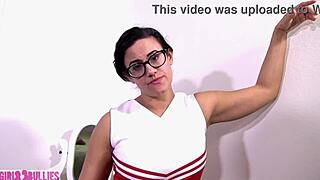 Femdom Cheerleader Dominates in Fetish Scene