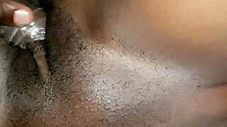 She Enjoys The Monster Black Cock In Her Shaved Pussy