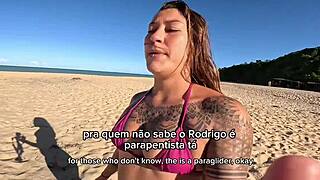 acidente fui pular de parapente e fiz um boquete gostoso no ar mas não esperávamos o final