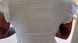 lolly dames gives brad newman a quick pov blowjob with her big cock