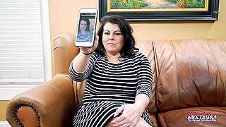 busty brunette cutie sucks hard cock deeply pounded