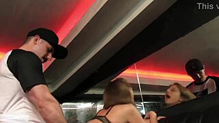 Saymon fitness works hard at the gym with muscular body