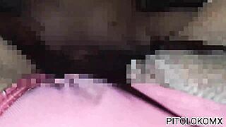 She arrives from gym and I sneak in for intense riding