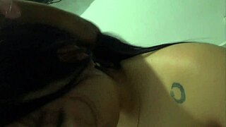 Huge Dick Boyfriend Loves Small 18+ Tits Girlfriend in Blue Thong