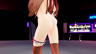 Chieri Kakyoin And Mememe Mokota Perform An Emotional Strip Dance, Ripping Clothes In Passionate Rhythm.