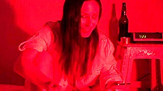 Trans doll Laura Surfistinha enjoys a meal with BBW Manddy May, featuring Emme White and Lis XXX