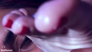 Wanna choke and suck these pretty toes?