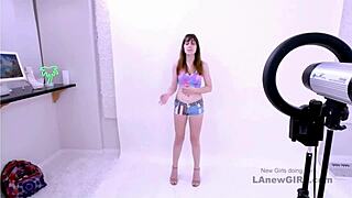 Girl next door gets fucked in POV at audition 😏