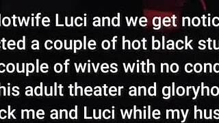 Helena and Luci take BBC in theater?