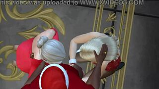 Sabrina Carpenter banged doggystyle by BBC in snow.