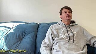 Stressed teen gets blowjob and pussy from neighbor to calm down