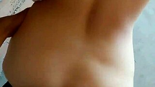 Bricklayer fucks owner's wife on Peruvian terrace