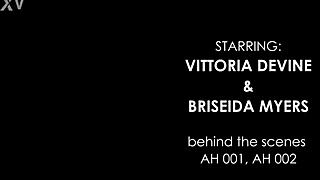 Wet Vittoria Divine Swallows Cum Behind Pissing Scenes in Group Anal Action