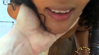 Sascha Stages Interracial First Casting Video