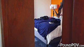 Big boner pervert served by asian slut