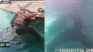 helen star submits with oral and vibrator underwater