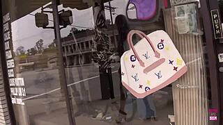 Slutty Kattie Summers Fingers Ass While Sucking Stranger Cock