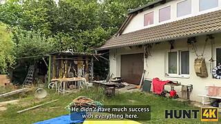 Hunt4k POV Sex with a Hot Brunette Her Family Caught Us