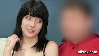 frisky sweetie gets painful anal therapy in loony bin 😈