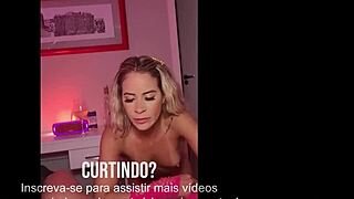 Nathy Sininho, a sexy Latina teen 18+, takes on a muscular monster cock