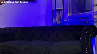 Ebony Pornstar Imani Seduces Jack Blaque with Big Black Cock Backstage