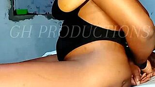 African Teen 18+ Tied Up and Slurping BBC Like a Slut 😈