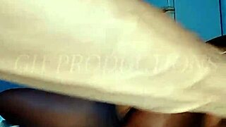 African Teen 18+ Tied Up and Slurping BBC Like a Slut 😈