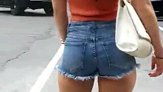Intensely Watching Sexy Big Asses In Miniskirts On The Street Part 2