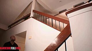 Ebony big ass bounces on monster black cock.