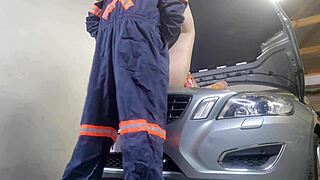 my mechanic fucked my wife doggystyle and creampied her