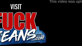 Tattooed Blonde Babe in Casual Outfit