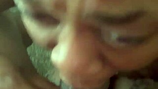 Slutty redhead gagging on big black cock 😈