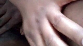 Hairy phat pussy ebony milf gets wild!