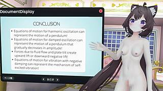 Naked Vtuber Explains Pendulum Amplitude And Tacoma Bridge Collapse!