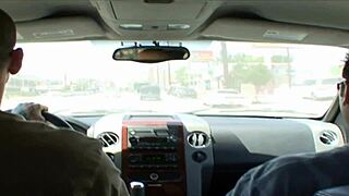 Curvy blonde covered in cumshot