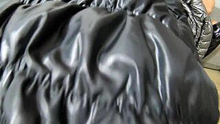 milfycalla asks, 'want to see my deep blowjob?' cum play in jacket and boots